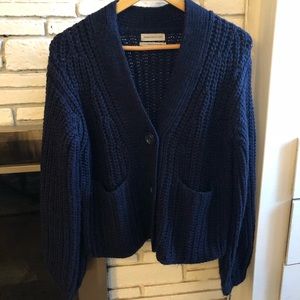 Oversized Crop Cardigan